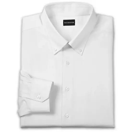 Rochester Oxford Pinpoint Dress Shirt - Men's Big and Tall image {2}