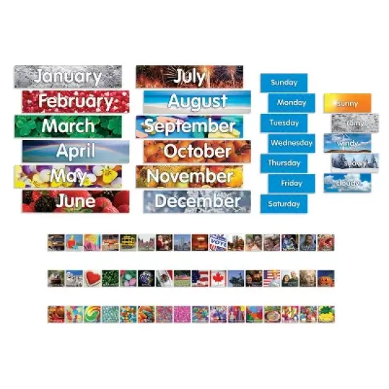 Scholastic Photo Calendar Bulletin Board Set image {2}