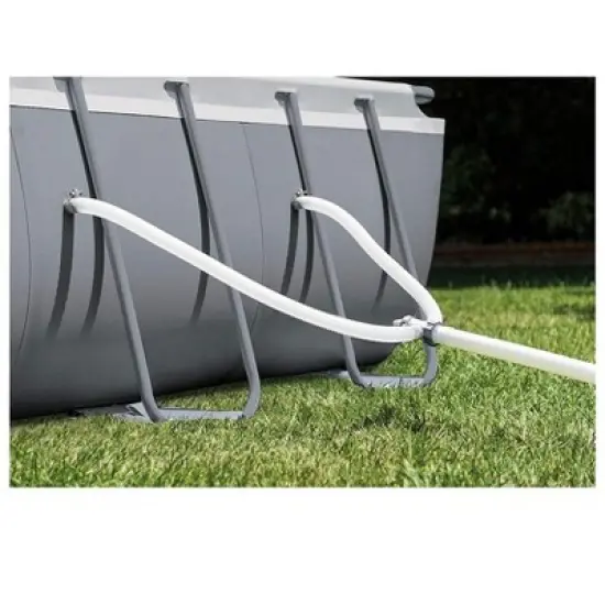 Intex Ultra 24ftX12ftX52in XTR Rectangular Metal Frame Swimming Pool Set w/Pump Filter image {3}