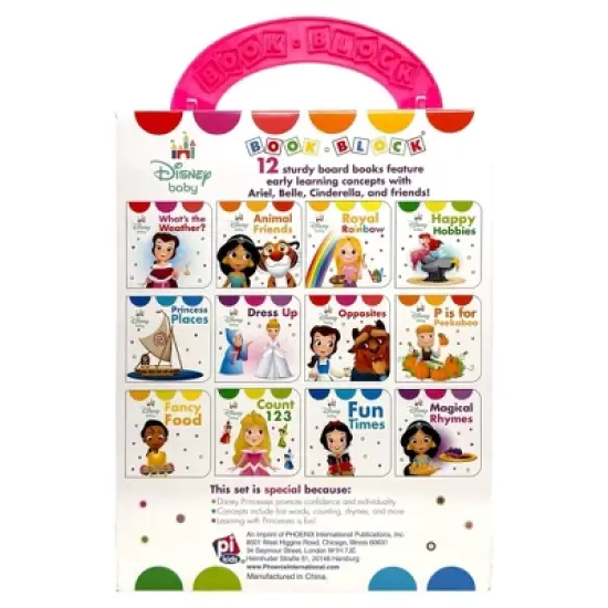 Disney Baby Princess - My First Library 12 Board Book Block Set - by Phoenix image {18}