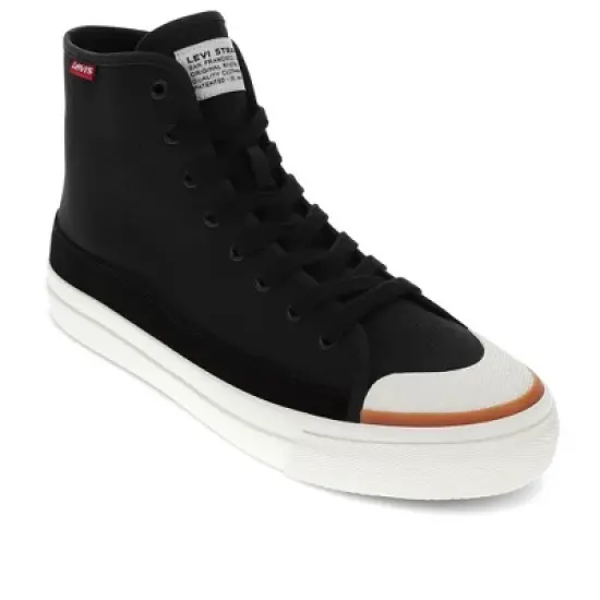 Levi's Mens Square Hi Twill and Suede Hightop Casual Sneaker Shoe image {7}
