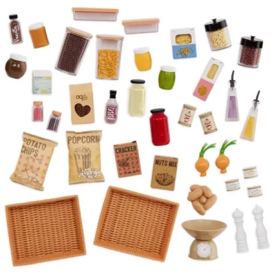 Our Generation Pretty Pantry Home Kitchen Furniture Set for 18" Dolls image {5}