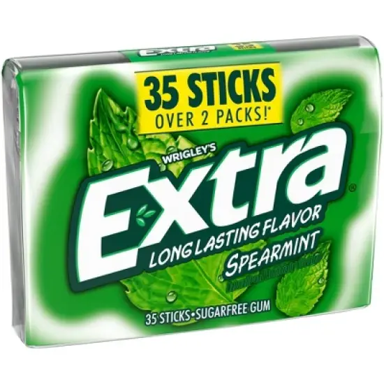Extra Sugar-Free Spearmint Sugar Free Chewing Gum - 35ct image {10}