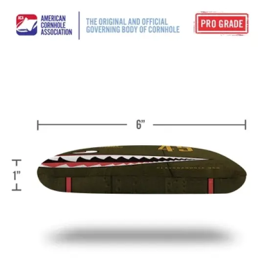 Bomber Synergy Pro Green Cornhole Bags (Set of 4) image {3}