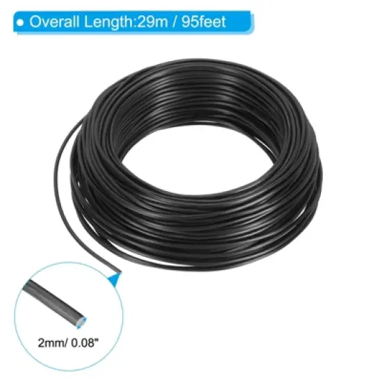 Unique Bargains Aluminum Anodized Flexible Floral Stem Bonsai Training Wire image {1}