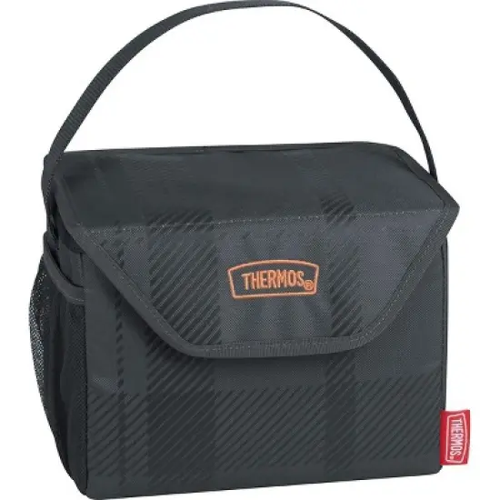 Thermos 24-Can Soft Cooler - Charcoal Plaid image {1}