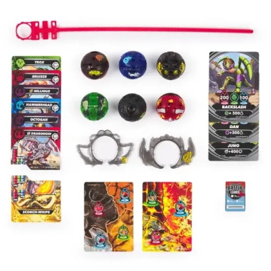 Bakugan Street Brawl Clash Pack Action Figure Set image {1}