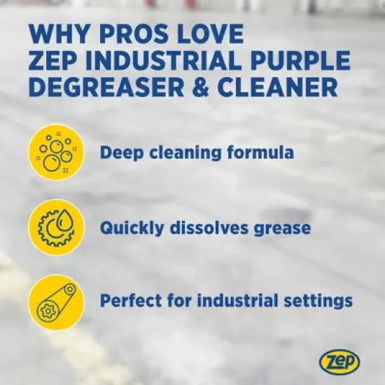 ZEP Industrial Purple Heavy-Duty Degreasing Wipes (65 Wipes per Canister) image {4}