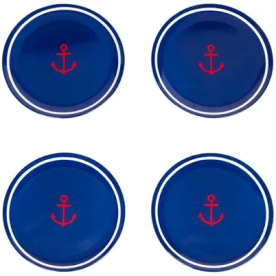 The Lakeside Collection Lake Melamine Dinnerware - Set of 4 Small Plates image {3}