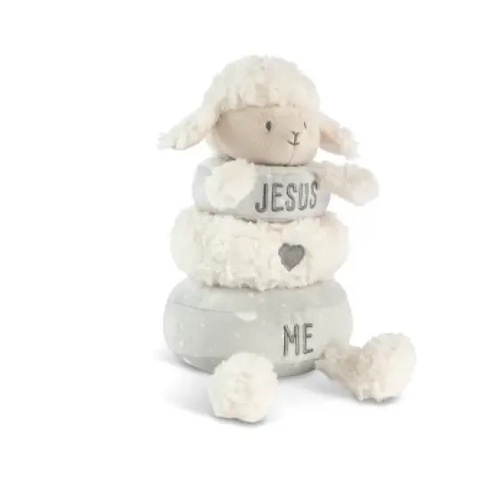 DEMDACO Stackable Plush - Jesus Loves Me Lamb image {2}