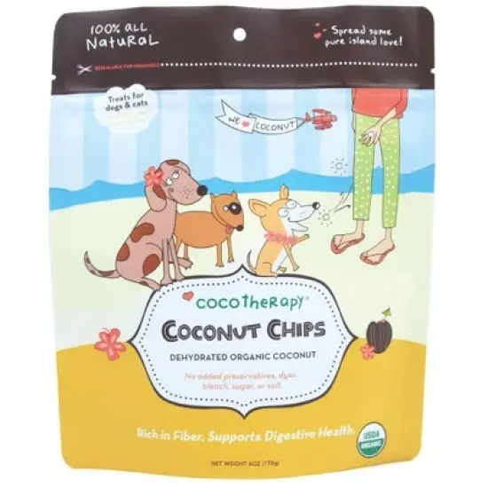 CoCoTherapy Coconut Chips - 6 oz, (Pack of 2) image {2}