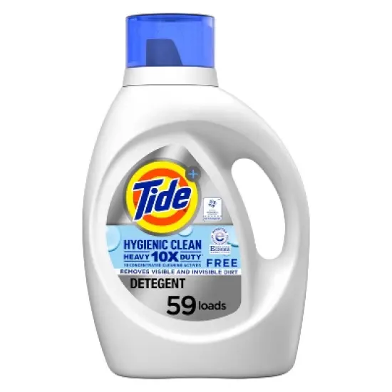 Tide Liquid High Efficiency Hygenic Clean Laundry Detergent - Free & Gentle image {6}
