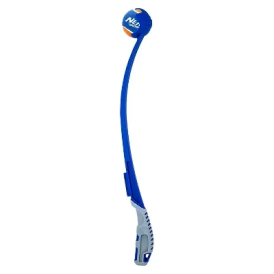 NERF Air Strike Thrower with 5 Balls Dog Toy - 25" image {2}