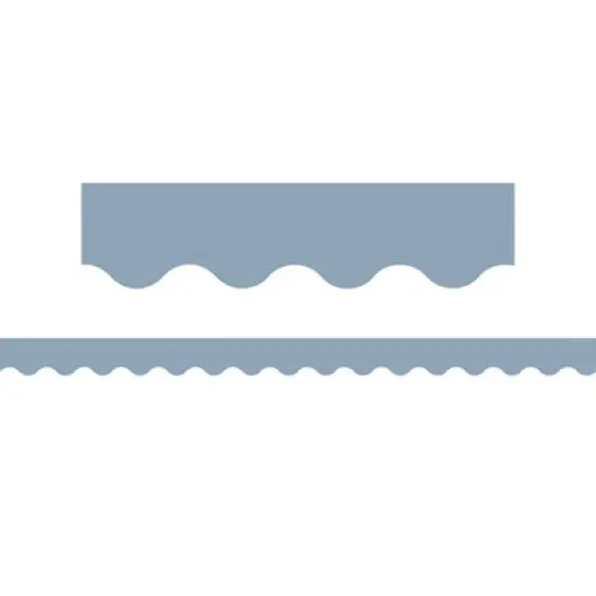 Teacher Created Resources&reg; Cottage Blue Scalloped Border Trim, 35 Feet Per Pack, 6 Packs image {1}