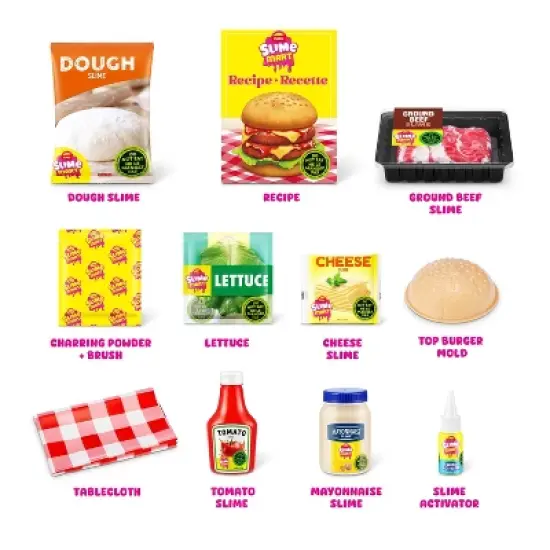 Slime Mart Small Basket Burger Slimes and Putties: Creativity Focus, 1.71 Net Weight, Single Piece image {2}
