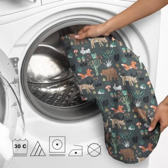 Boppy Original Support Nursing Pillow - Green Forest Animal image {4}