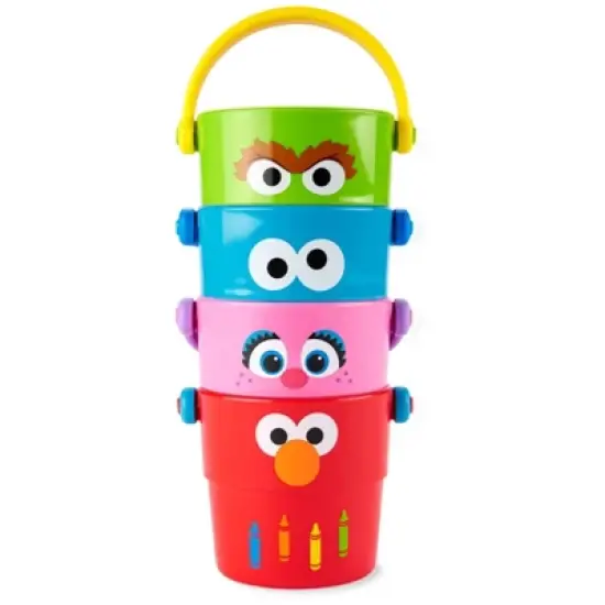 Skip Hop Sesame Street Stack & Pour Bath Bucket image {1}