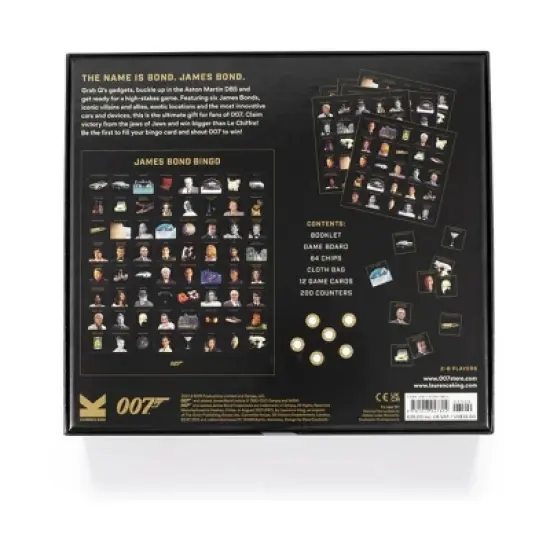James Bond Bingo Board Game image {1}