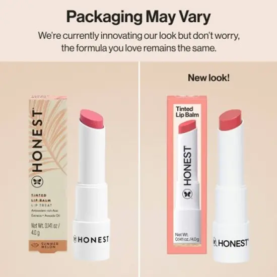 Honest Beauty Tinted Lip Balm with Avocado Oil - 0.14oz image {12}