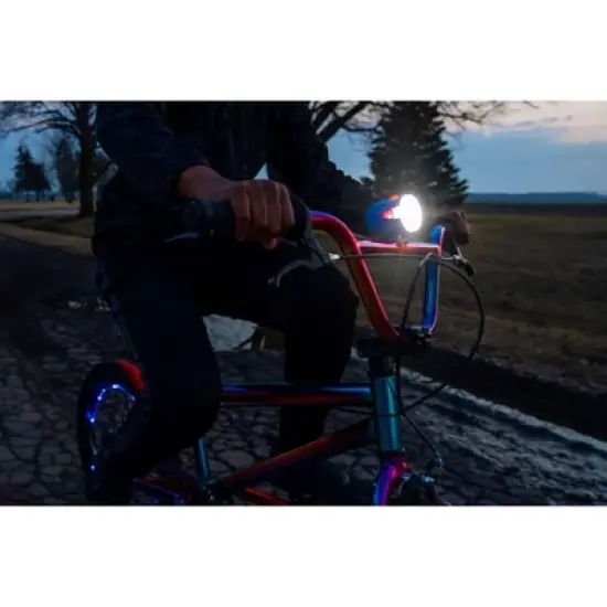 Brightz Ride LED - Flame: Silicone & ABS Bike Light, Handlebar & Seat Post Mount image {10}