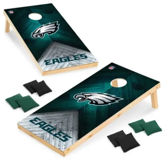 NFL Philadelphia Eagles 2'x4' Wood Cornhole Set image {8}