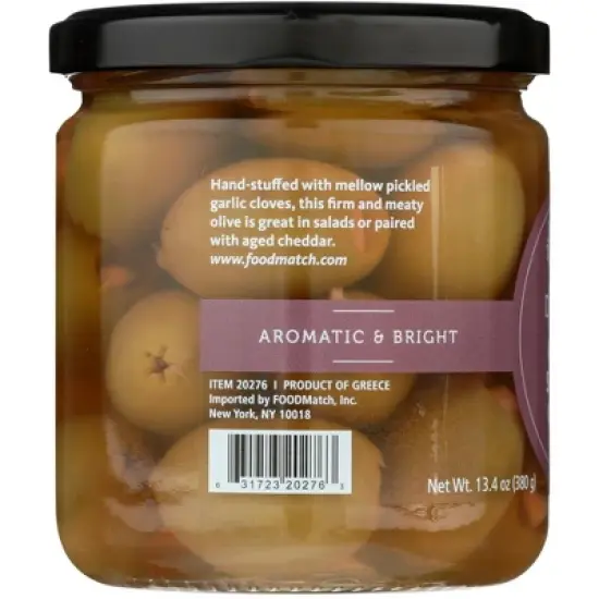 Divina Garlic Stuffed Olives - Case of 6/13.4 oz image {3}