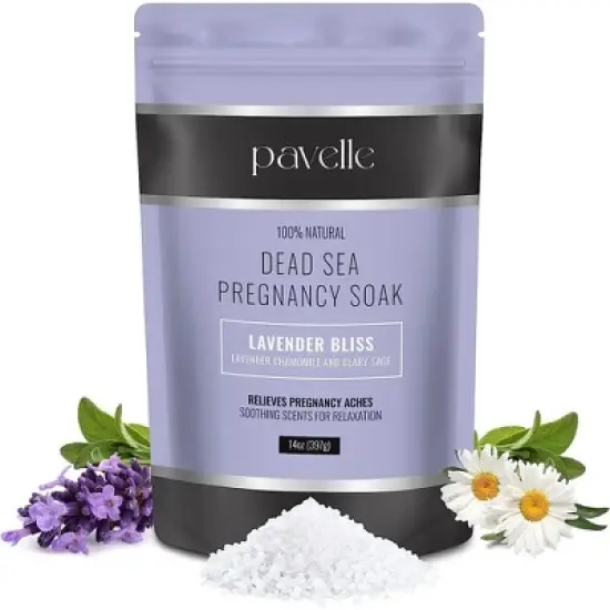 Pavelle Dead Sea Pregnancy Magnesium Flakes Salt Bath - 14 oz image {7}