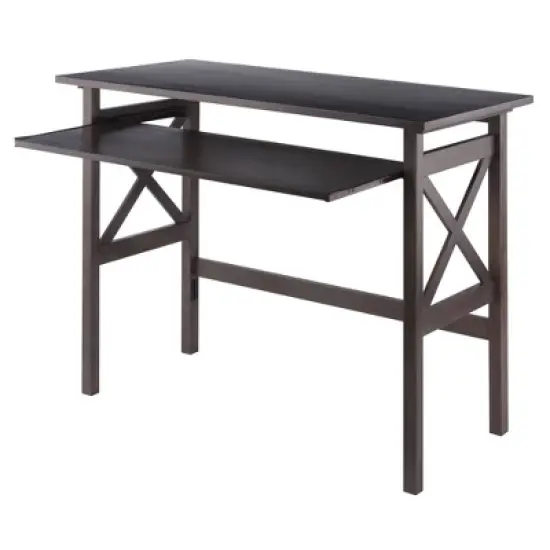 Xander Foldable Desk Oyster Gray - Winsome image {1}