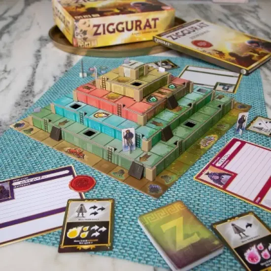 MindWare Ziggurat Board Game: Strategy & War for 2-4 Players, Includes Cards & Tokens, 2+ Hours Play image {2}