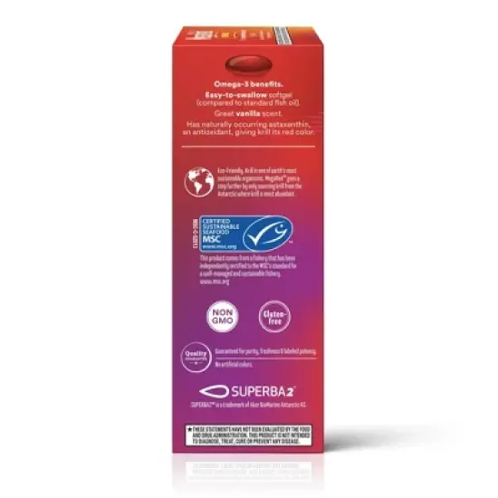 Schiff MegaRed Extra Strength Omega-3 Krill Oil 500 mg Supplement, 40 Ct image {2}
