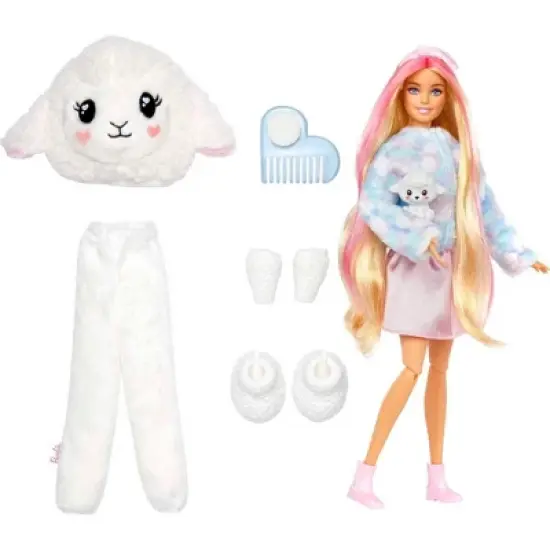 Barbie Cutie Reveal Cozy Cute Tees Series Lamb Doll image {4}