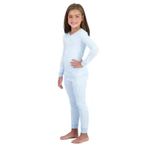 Sleep On It Girls Super Soft 2-Piece Snug Fit Pajama Set - Stars image {3}