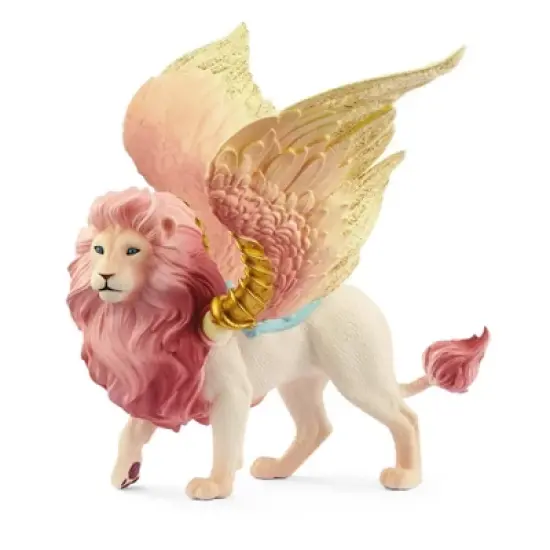 Schleich Fairy in Flight on Winged Lion Animal Figure image {2}