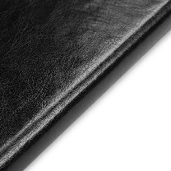 WeChef 5 Pack Menu Covers 4.25"x11" 2 View Angled Corners Wine List Restaurant Black image {4}