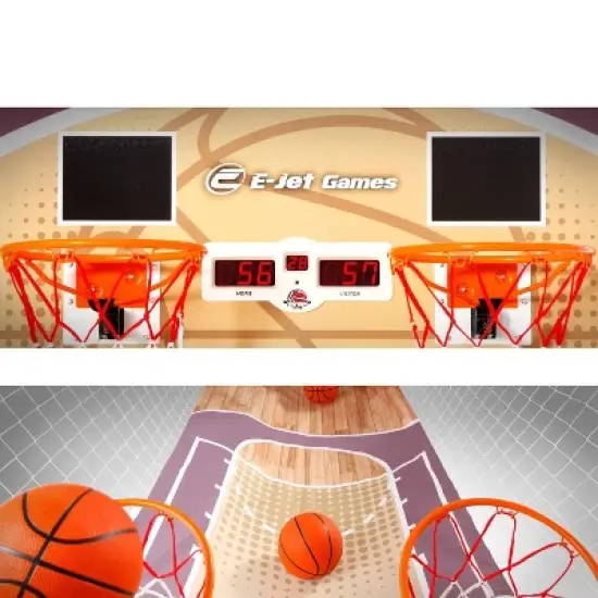 E-Jet Sports Online Bluetooth Arcade Basketball Game Set - Purple image {2}