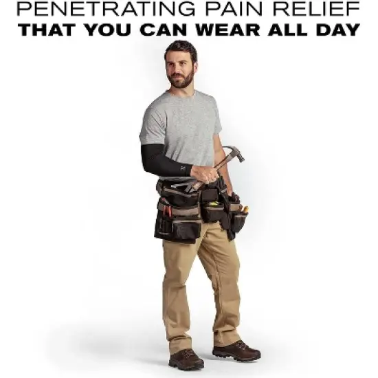 Nufabrx Pain Relief Arm Compression Sleeve image {3}