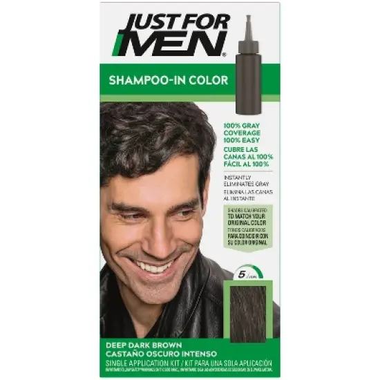 Just For Men Shampoo-In Color Gray Hair Coloring for Men image {11}