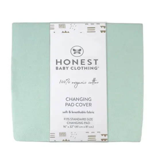 Honest Baby Organic Changing Pad Cover - Sage image {1}
