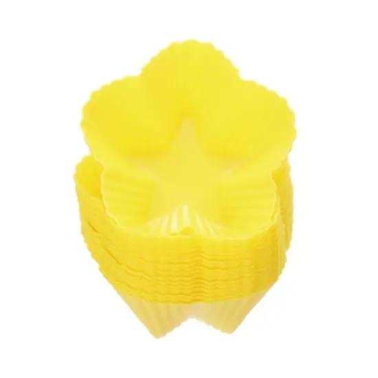 Unique Bargains Silicone Cupcake Liners Non-Stick Baking Cups 18 Pcs image {12}