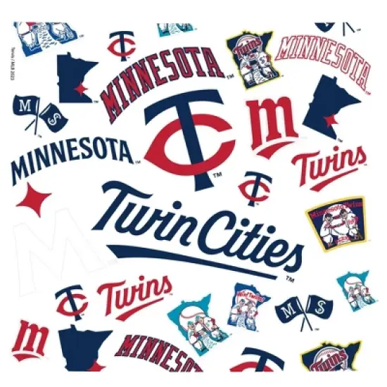 MLB Minnesota Twins 24oz All Over Venture Water Bottle image {1}