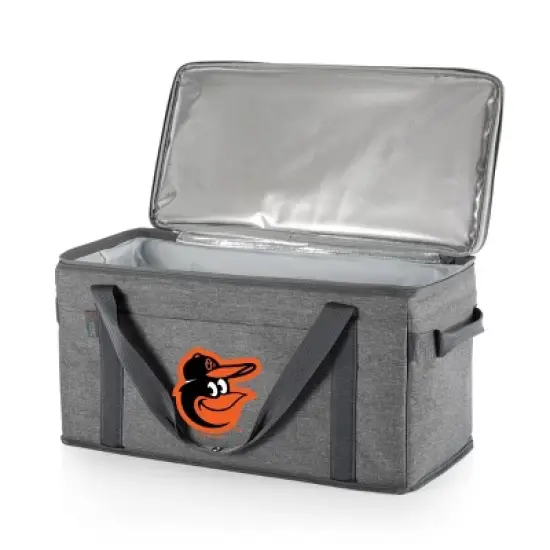 MLB Baltimore Orioles 64 Can Collapsible Cooler - Heathered Gray image {1}