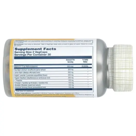 Solaray Total Calm&trade; Advanced, 60 VegCaps image {1}