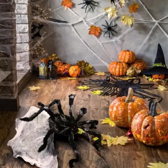 Fun World Giant 36 Inch Sound or Motion Activated Jumping Spider image {2}