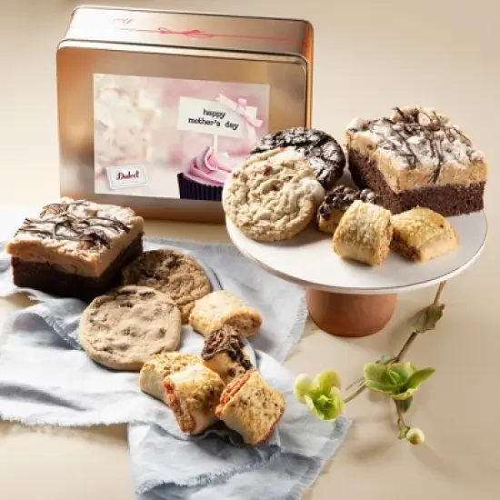 Thinking of You Gift Baskets, Cake and Cookies Gift Basket, Gourmet Gift Baskets For Friends, Relative, Father, Mens & Womens by Dulcet Gift Baskets image {19}