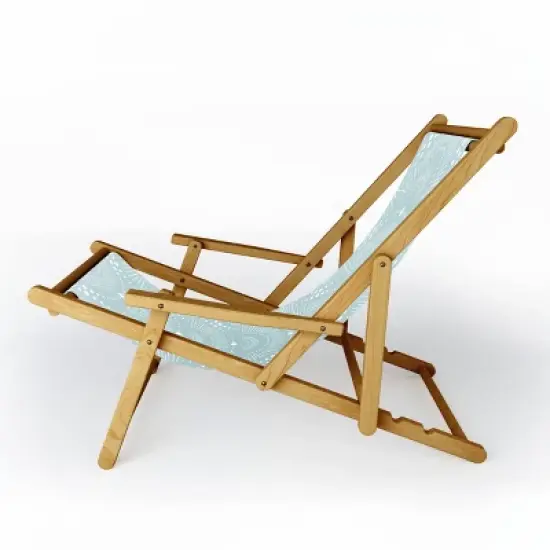 Heather Dutton Rise and Shine Mist Outdoor Sling Chair - Deny Designs image {1}