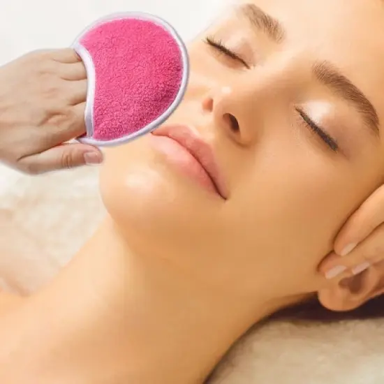 Unique Bargains Cleansing Daily Face Wash Sponges Exfoliating Fingers Glove 4 Pcs image {5}