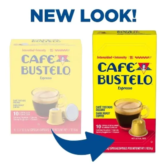 Caf&eacute; Bustelo Espresso Dark Roast Capsules - 10ct image {1}