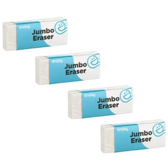 Enday Jumbo Eraser, 4 Pack image {6}