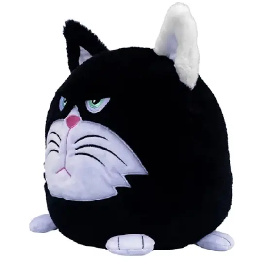 Hangry Petz: Bella Black Cat - 12" Animal Plush, Squeeze Tummy For Sounds image {3}