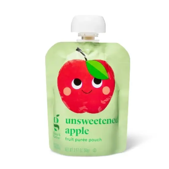 Unsweetened Apple Fruit Puree Pouches - 24ct - Good & Gather&trade; image {3}